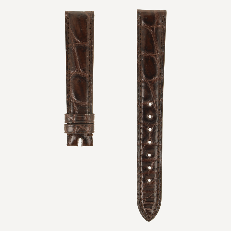 Alligator FC brillant Classic, Breite 16/14, Länge 115/75, Farbe dunkelbraun