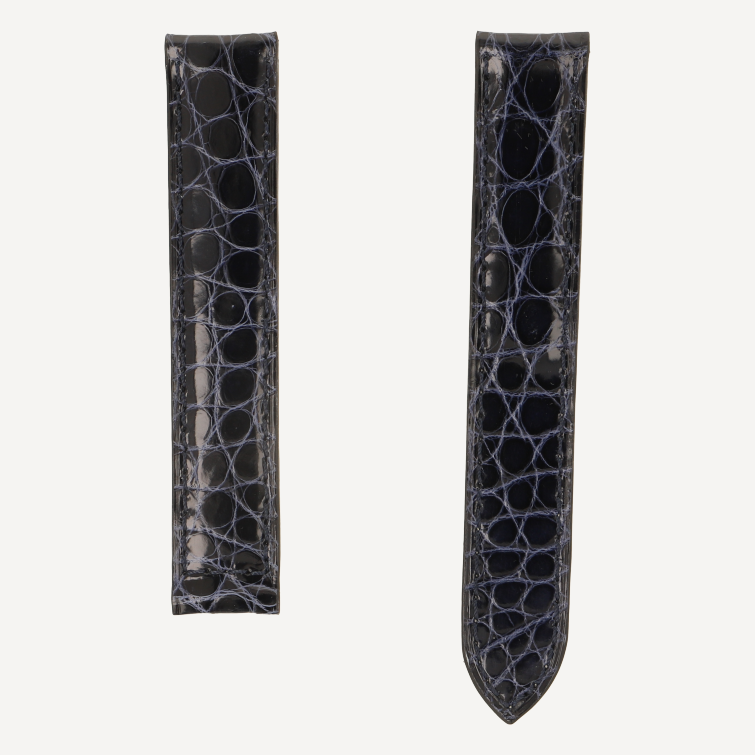 Alligator FC brillant Deployante FS, Breite 16/16, Länge 100/85, Farbe dunkelblau