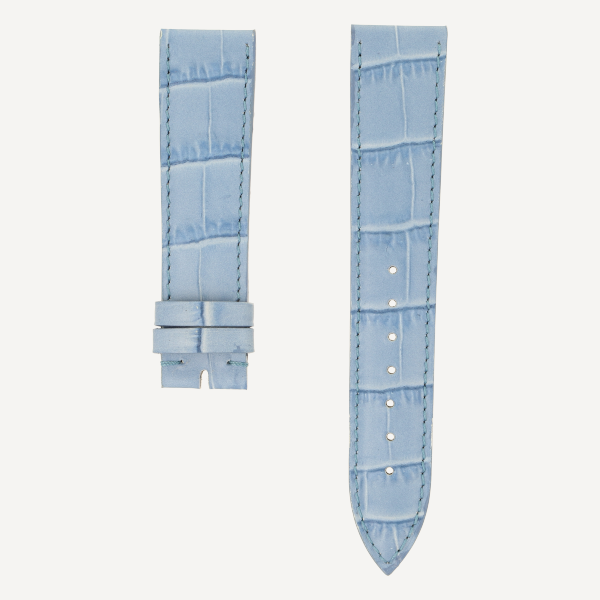 Alligator Grain Classic Full Cut Matt Color denim blue