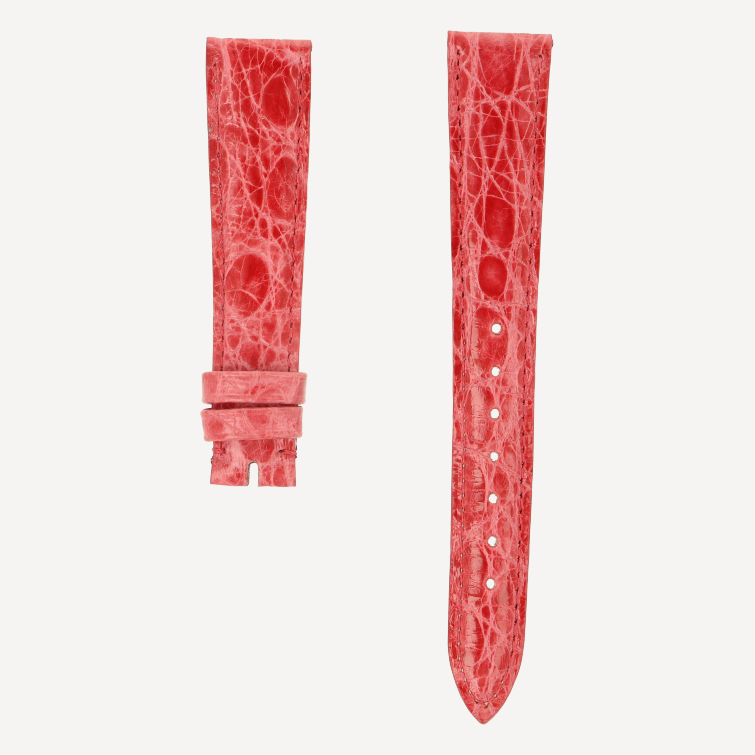 Alligator Pearls brillant Classic, Breite 17/14, Länge 115/75, Farbe pink