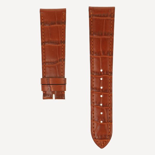 Alligator Grain Classic Full Cut Matt Color cognac